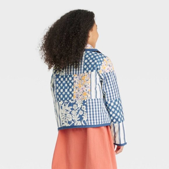 Cat & Jack Jackets & Coats Cat Jack Girls Patchwork Quilted Jacket